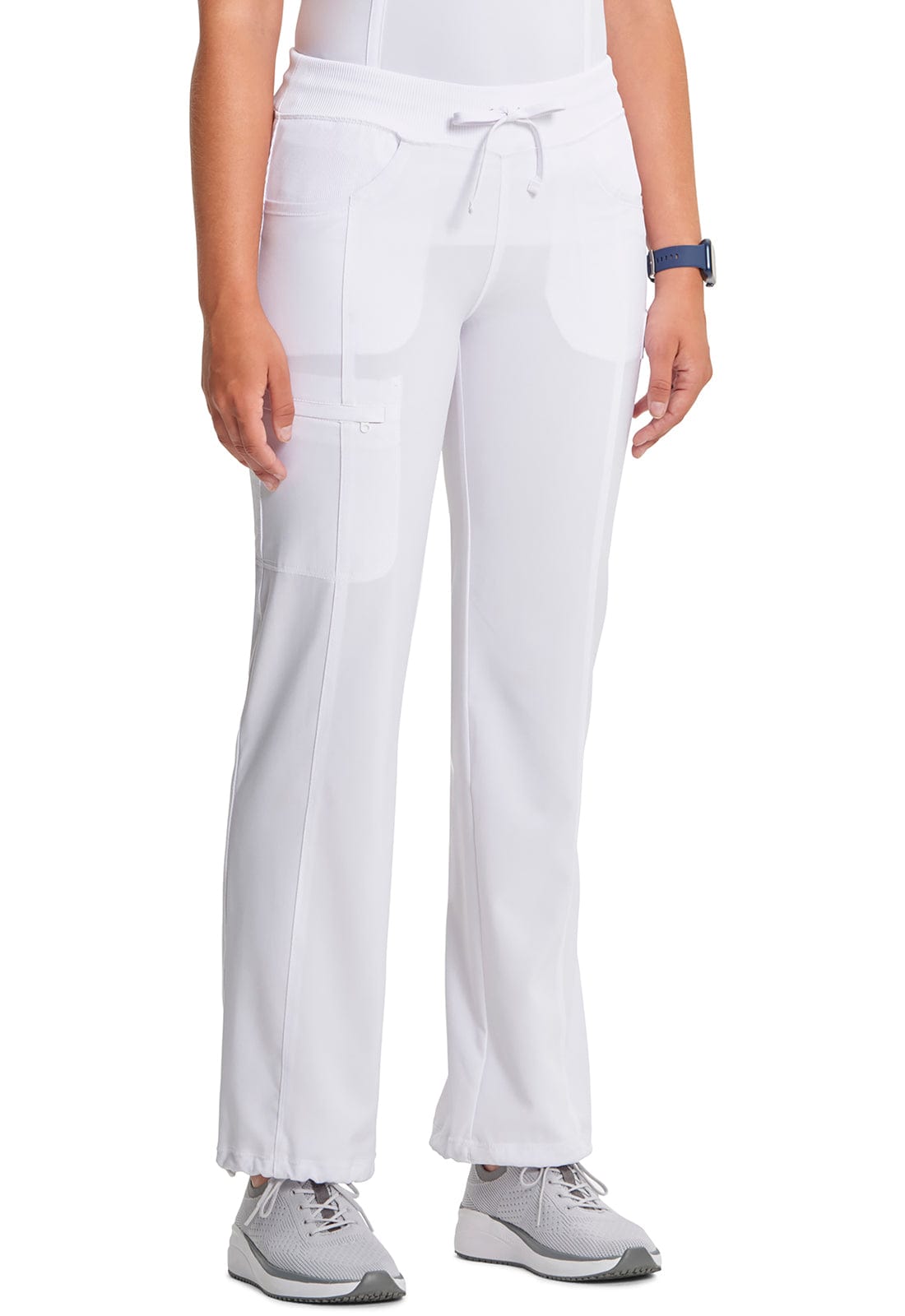 Cherokee Scrubs Pants XS Cherokee Infinity Drawstring Pant White