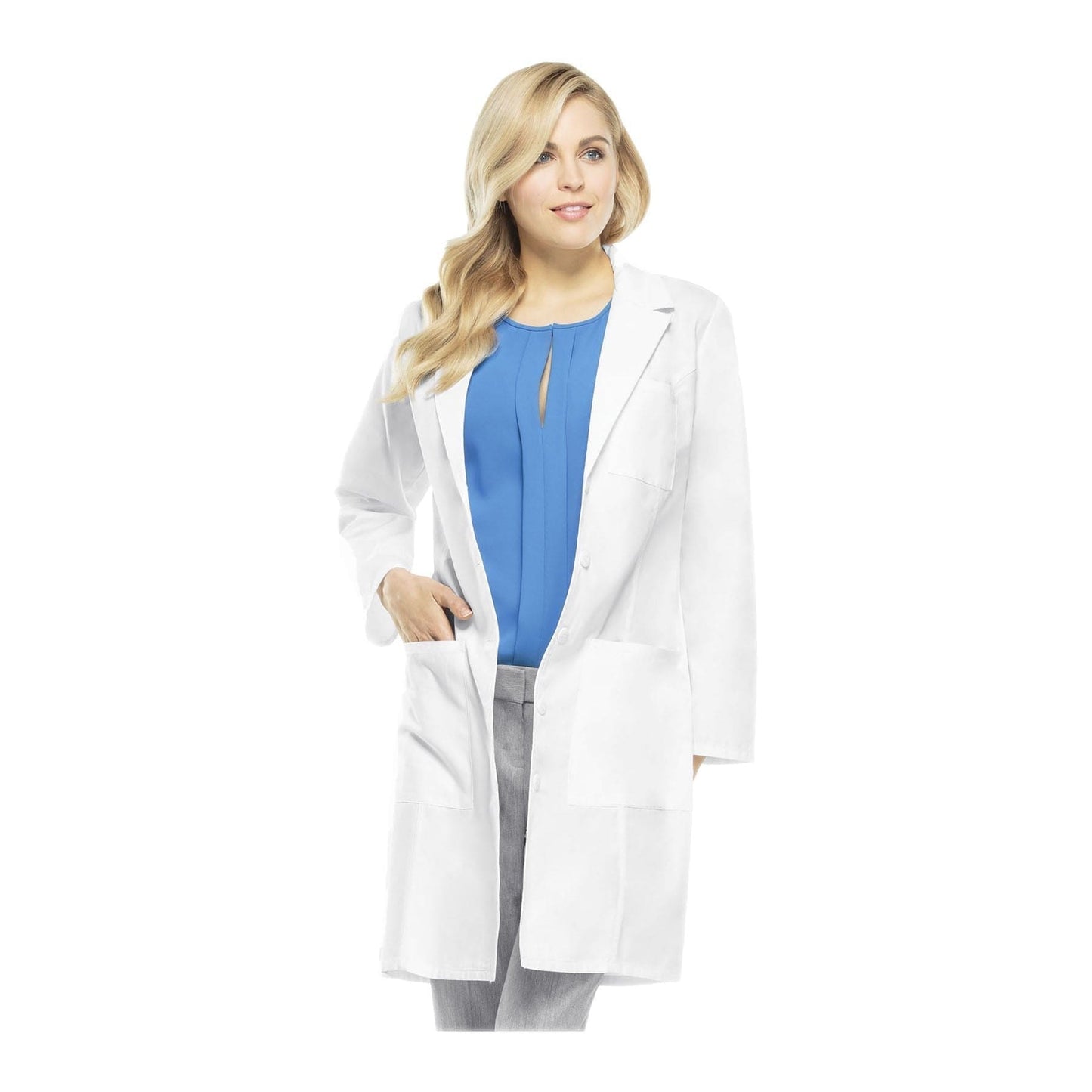 Cherokee Lab Coats Professional Whites 37" Lab Coat White