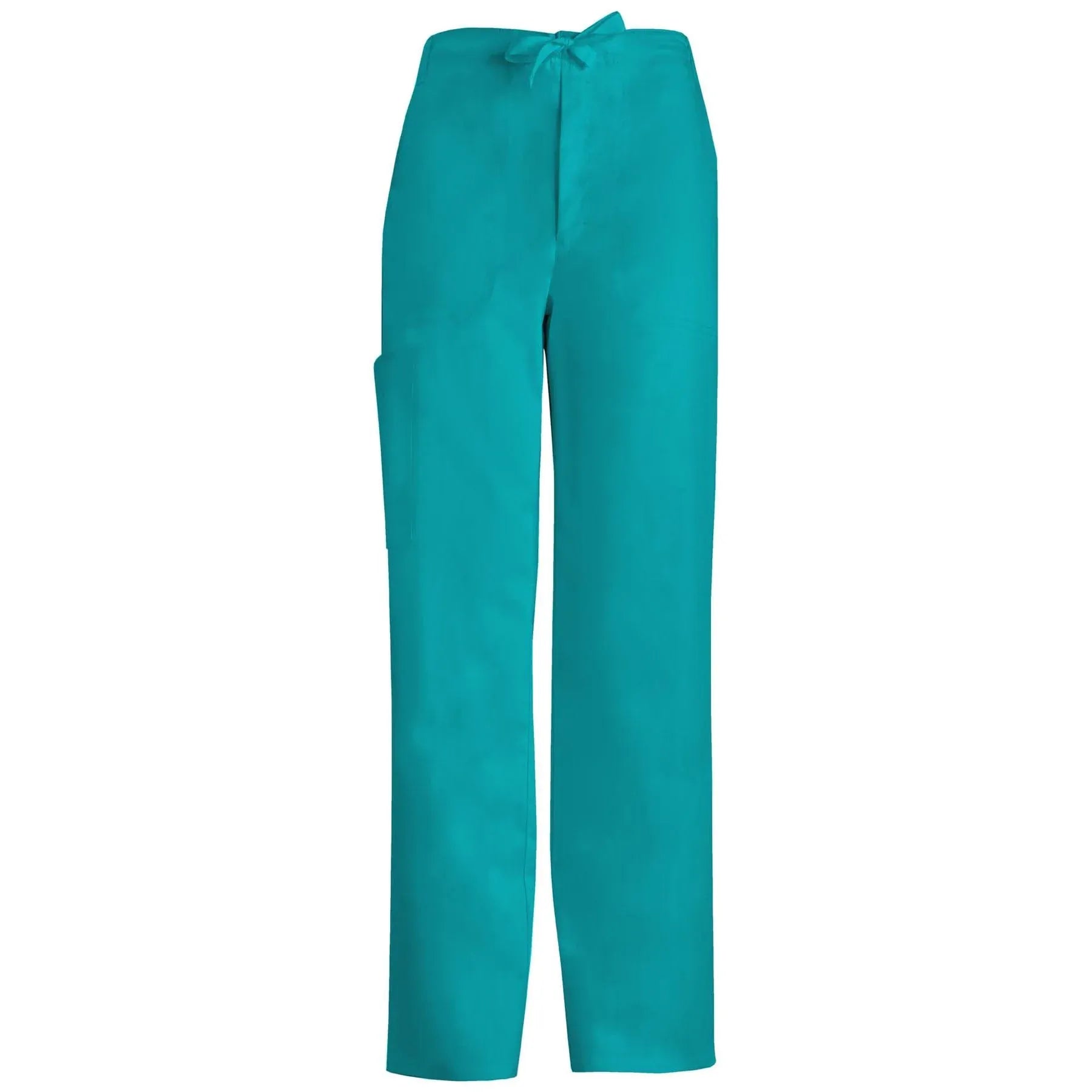 Cherokee Scrubs Pants S Cherokee Luxe 1022 Scrubs Pants Mens Fly Front Drawstring Teal Blue