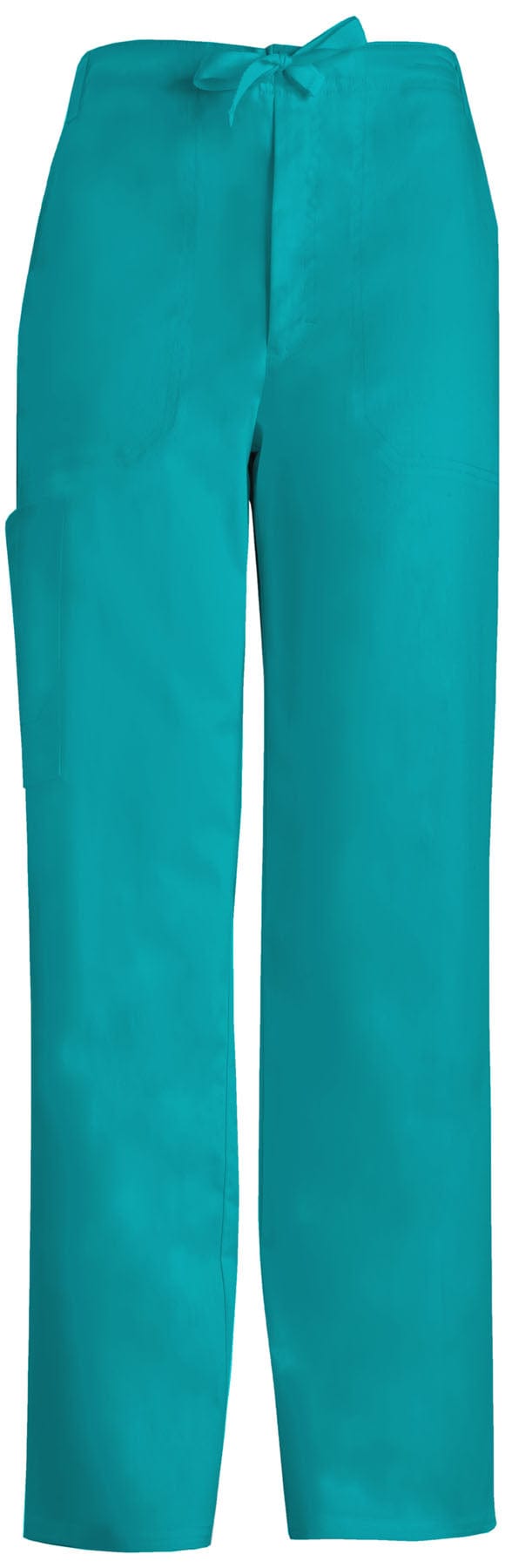 Cherokee Scrubs Pants S Cherokee Luxe 1022 Scrubs Pants Mens Fly Front Drawstring Teal Blue