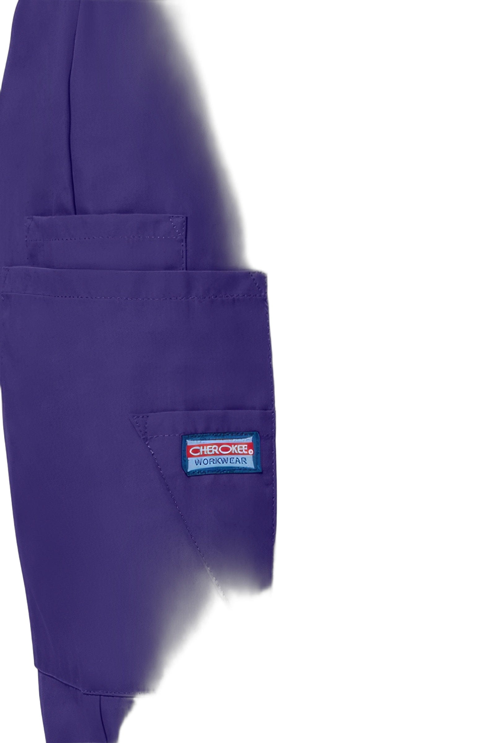 Cherokee Workwear 4200 Scrubs Pants Women's Natural Rise Tapered Pull-On Cargo Grape - GRPW