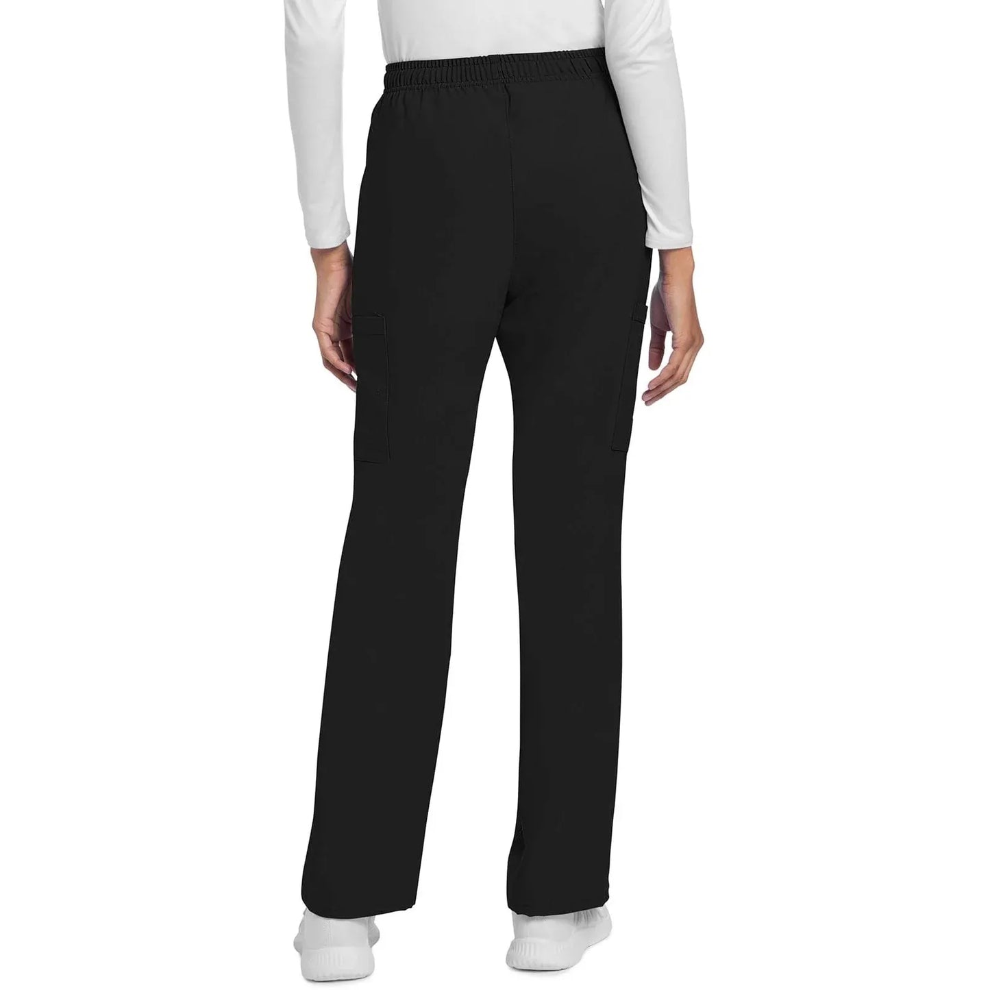 Cherokee Scrubs Pants Cherokee Originals Ultra CK272A City Straight Leg Trouser Women Pant Black