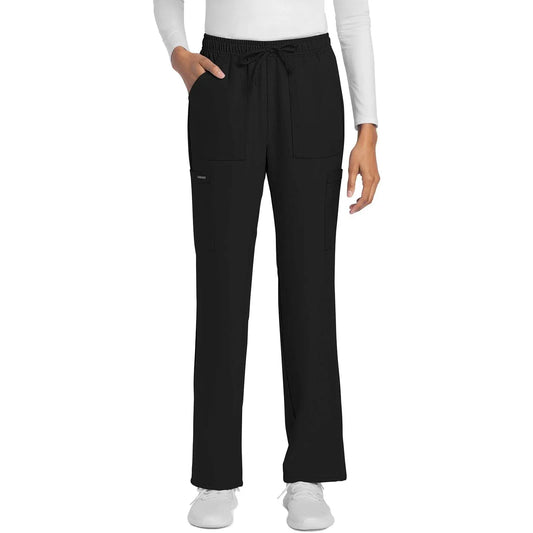 Cherokee Scrubs Pants Cherokee Originals Ultra CK272A City Straight Leg Trouser Women Pant Black