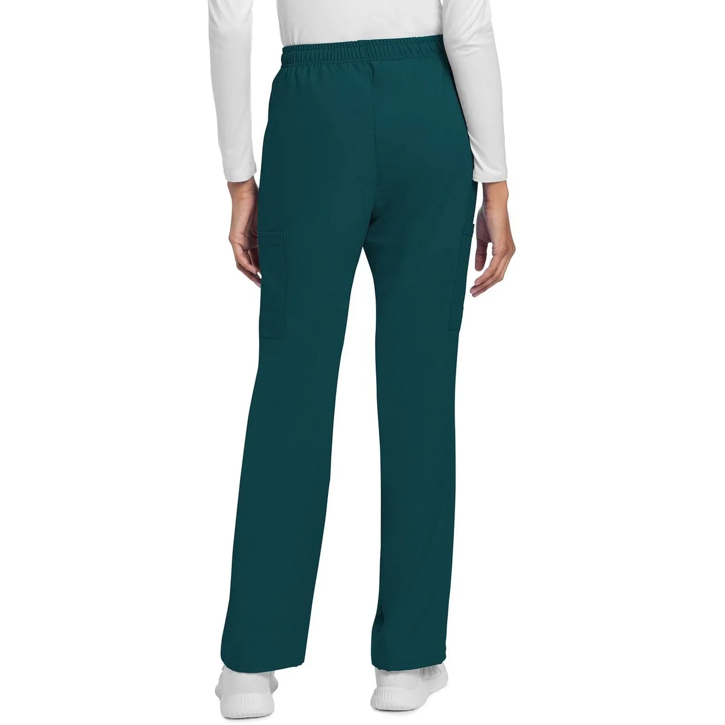 Cherokee Scrubs Pants Cherokee Originals Ultra CK272A City Straight Leg Women Scrubs Pant Caribbean Blue