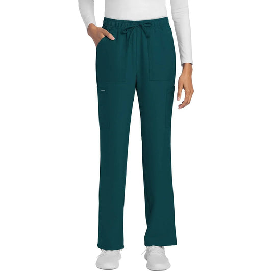 Cherokee Scrubs Pants XS Cherokee Originals Ultra CK272A City Straight Leg Women Scrubs Pant Caribbean Blue