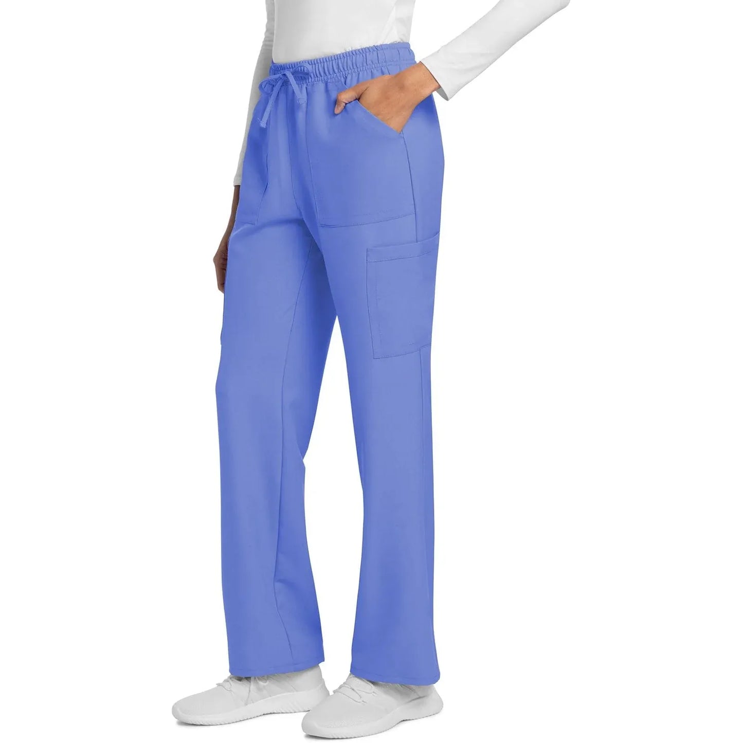 Cherokee Scrubs Pants Cherokee Originals Ultra CK272A City Straight Leg Women Scrubs Pant Ciel