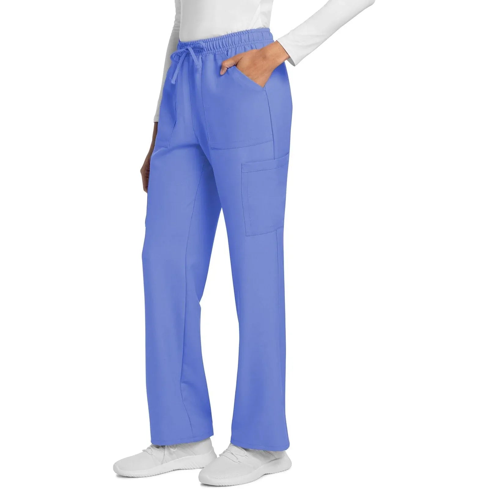 Cherokee Scrubs Pants Cherokee Originals Ultra CK272A City Straight Leg Women Scrubs Pant Ciel