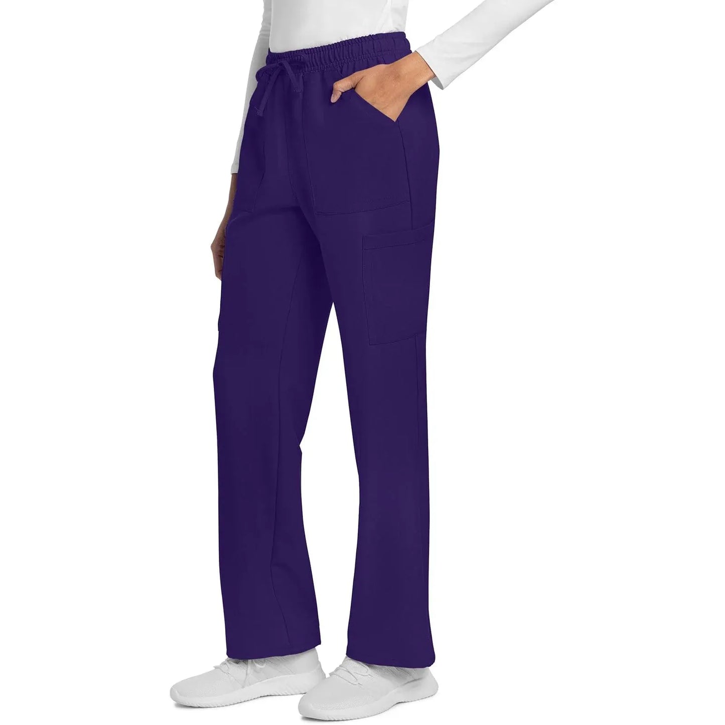 Cherokee Originals Ultra CK272A City Straight Leg Women Scrubs Pant Grape