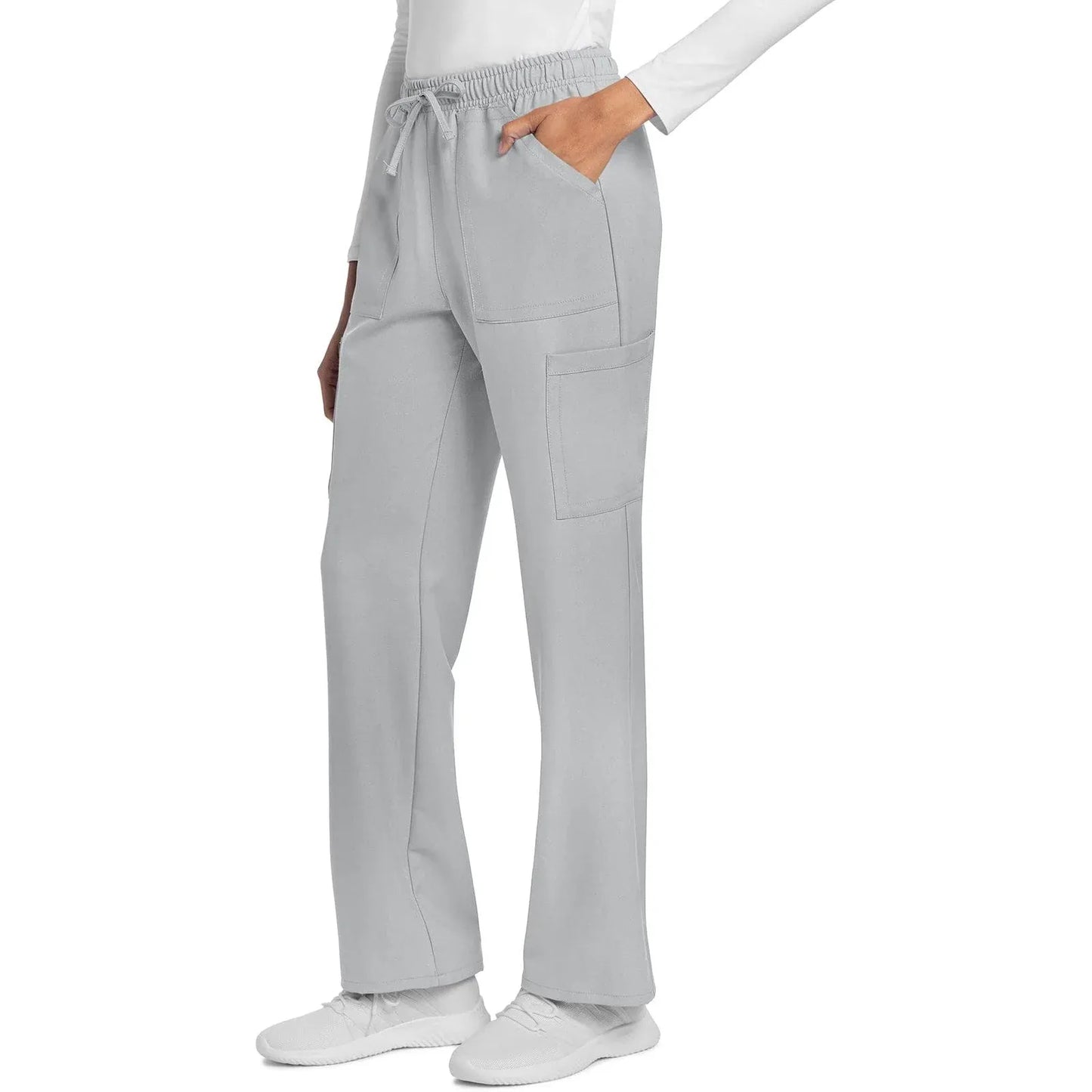 Cherokee Originals Ultra CK272A City Straight Leg Women Scrubs Pant Grey