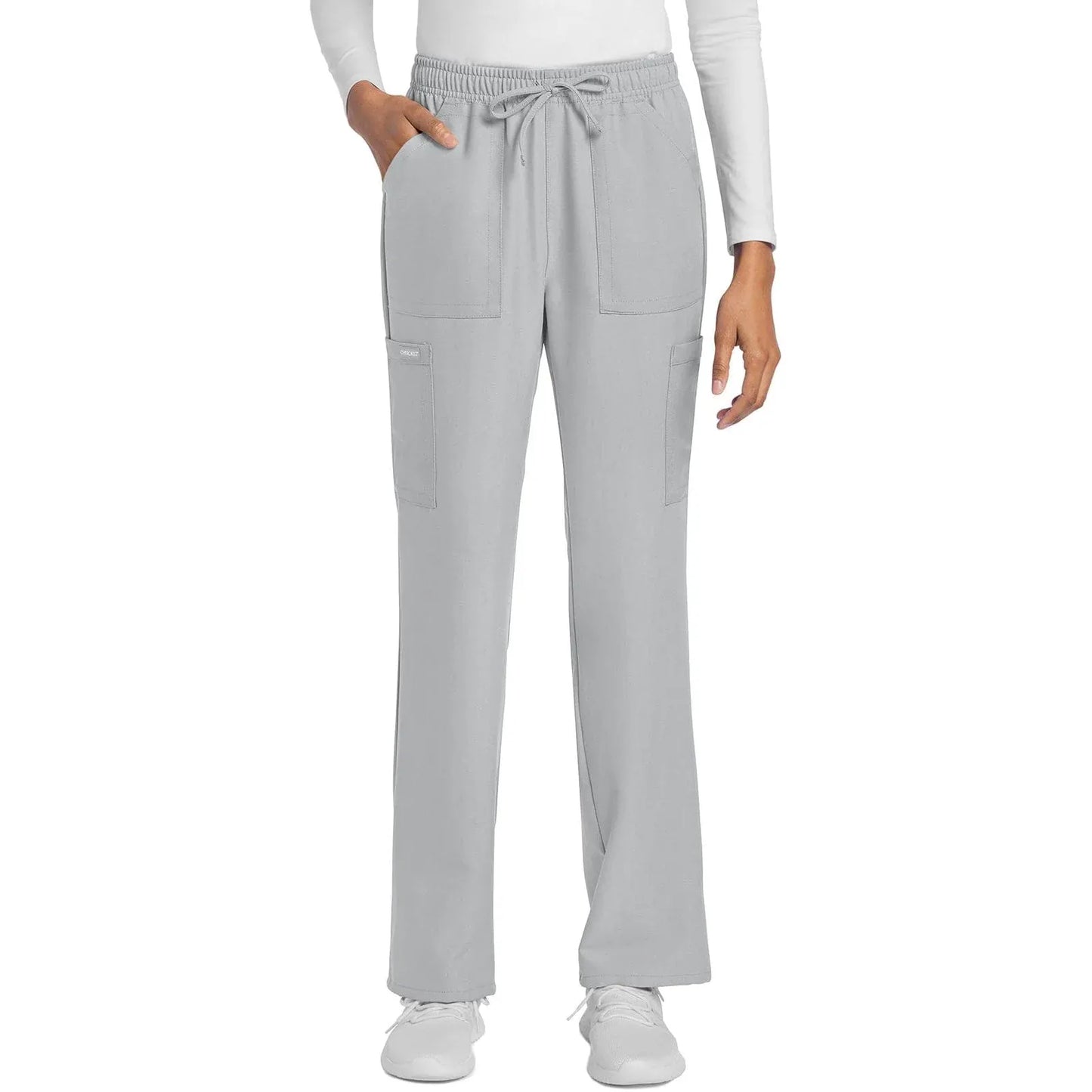 Cherokee Originals Ultra CK272A City Straight Leg Women Scrubs Pant Grey
