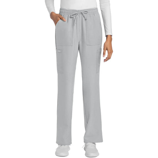Cherokee Originals Ultra CK272A City Straight Leg Women Scrubs Pant Grey
