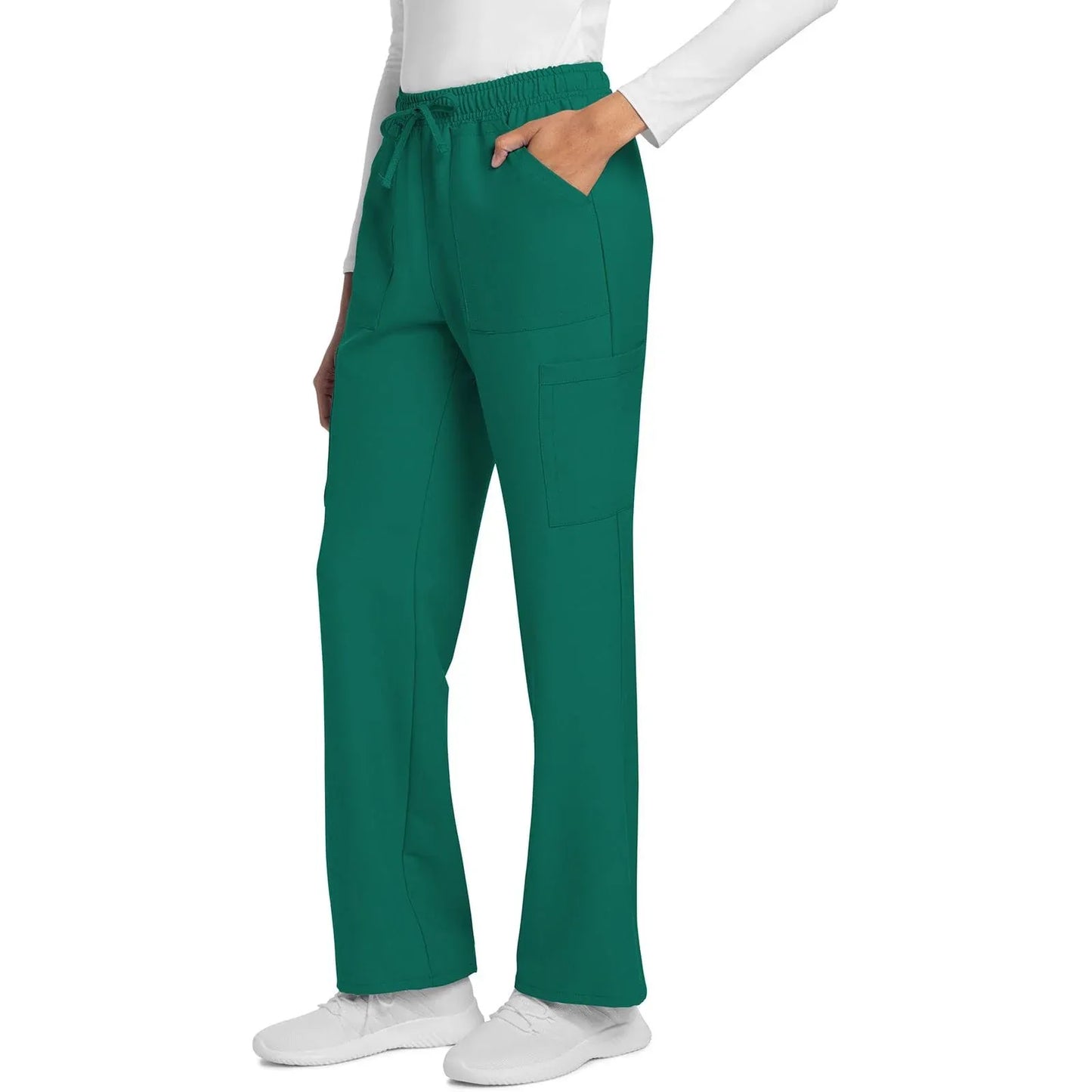 Cherokee Scrubs Pants Cherokee Originals Ultra CK272A City Straight Leg Women Scrubs Pant Hunter Green