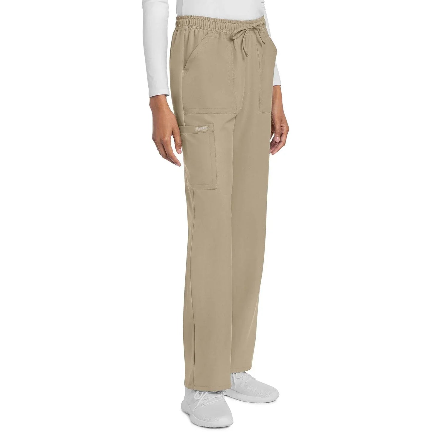 Cherokee Originals Ultra CK272A City Straight Leg Women Scrubs Pant Khaki