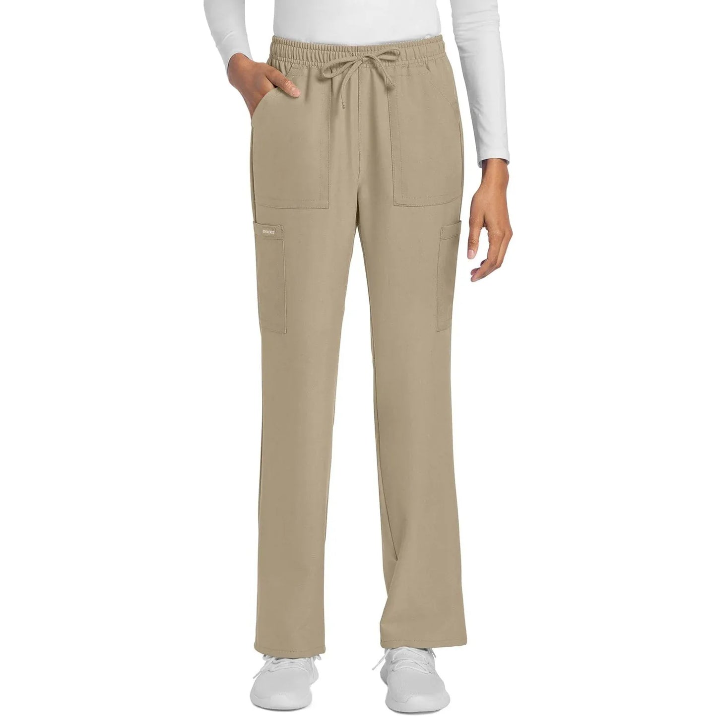 Cherokee Originals Ultra CK272A City Straight Leg Women Scrubs Pant Khaki