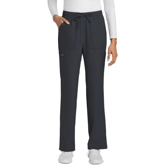 Cherokee Scrubs Pants 5XL Cherokee Originals Ultra CK272A City Straight Leg Women Scrubs Pant Pewter