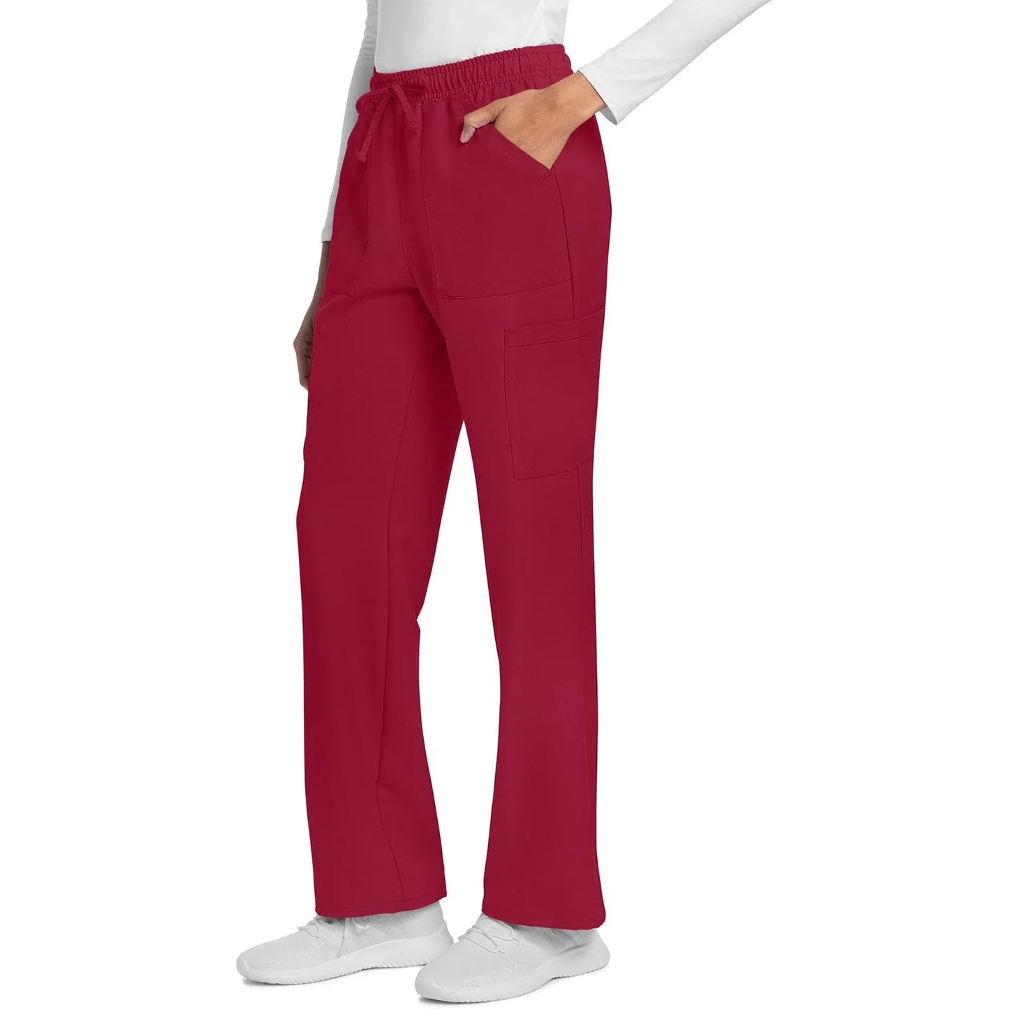 Cherokee Originals Ultra CK272A City Straight Leg Women Scrubs Pant Red