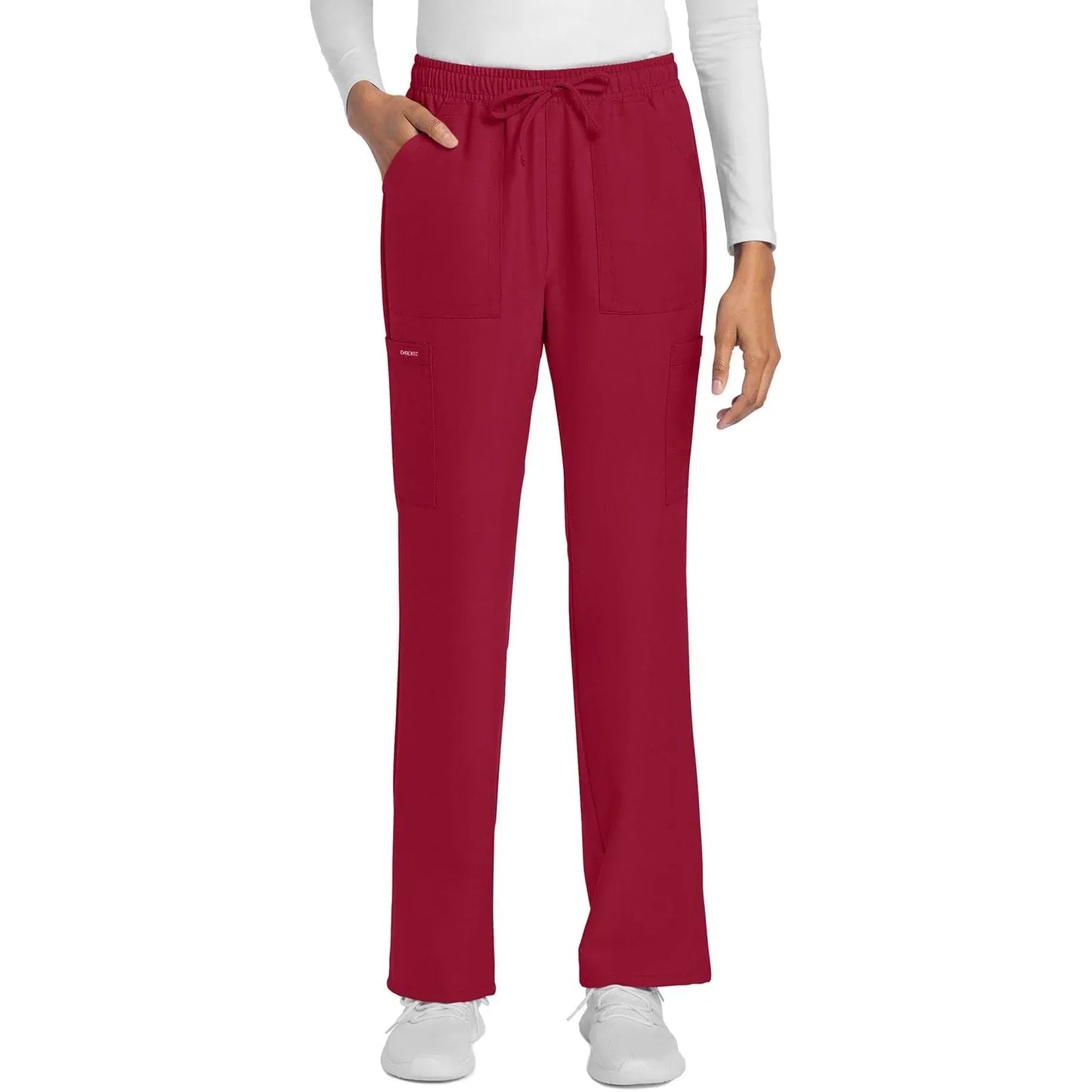 Cherokee Originals Ultra CK272A City Straight Leg Women Scrubs Pant Red