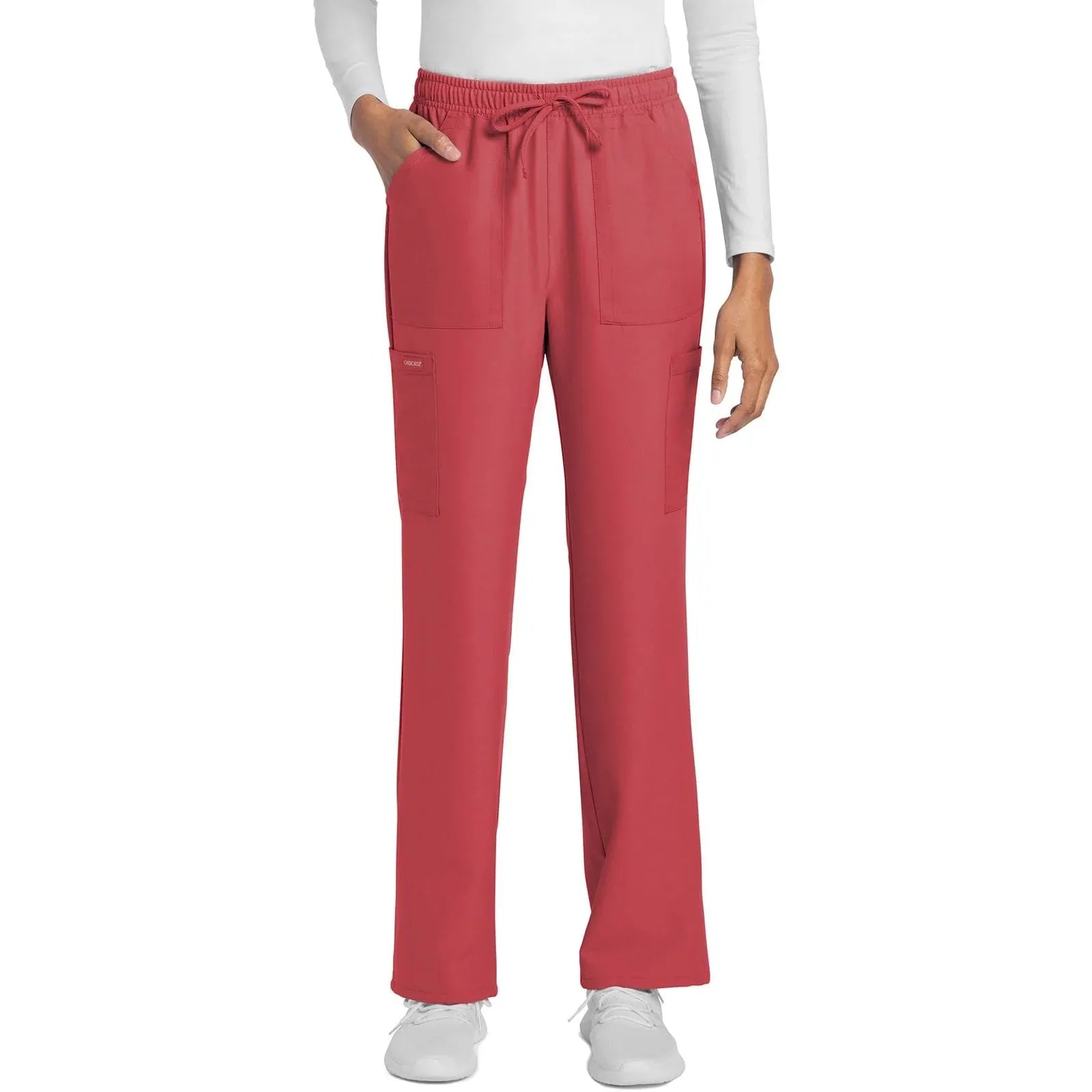 Cherokee Scrubs Pants 3XL Cherokee Originals Ultra CK272A City Straight Leg Women Scrubs Pant Spiced Coral