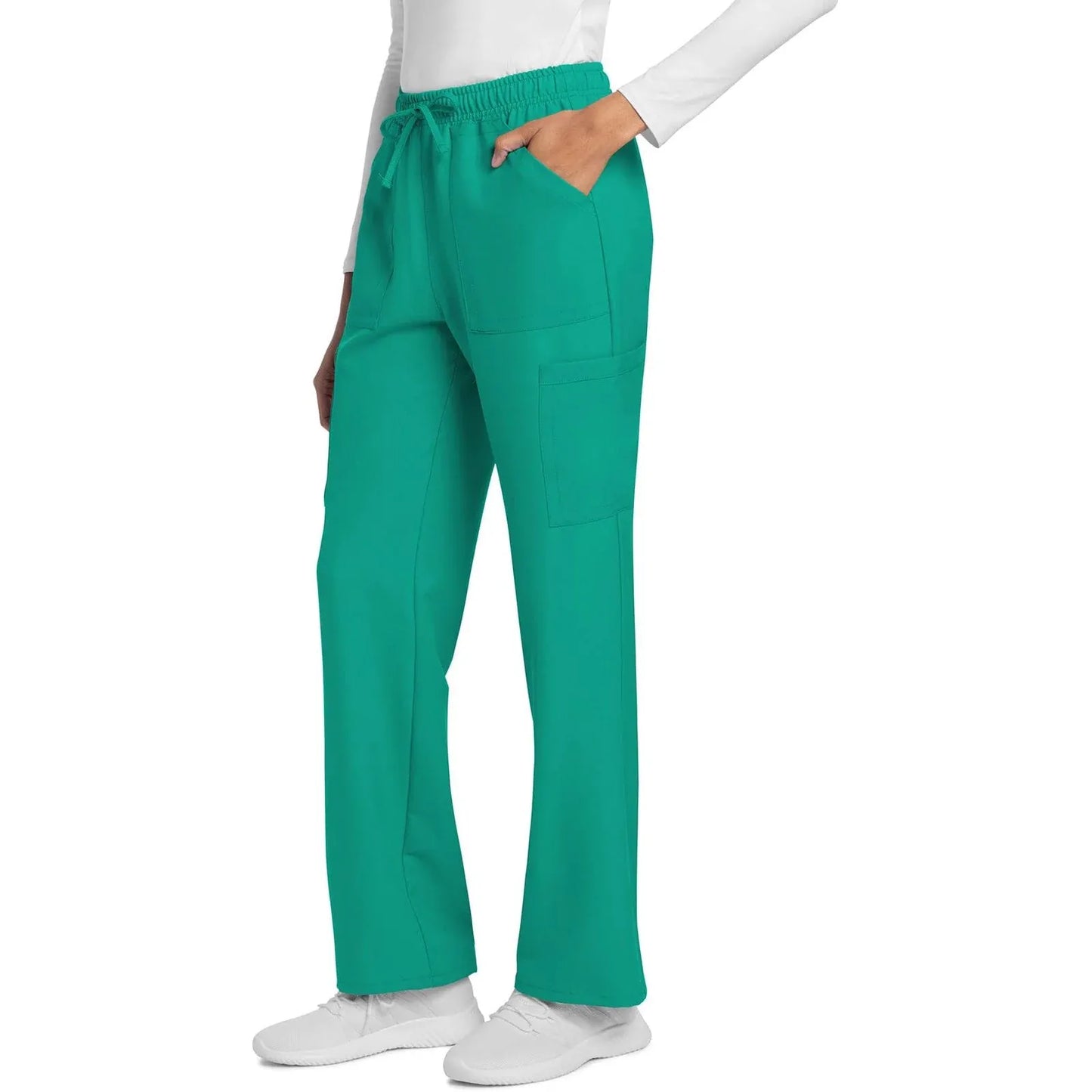 Cherokee Scrubs Pants Cherokee Originals Ultra CK272A City Straight Leg Women Scrubs Pant Teal Blue