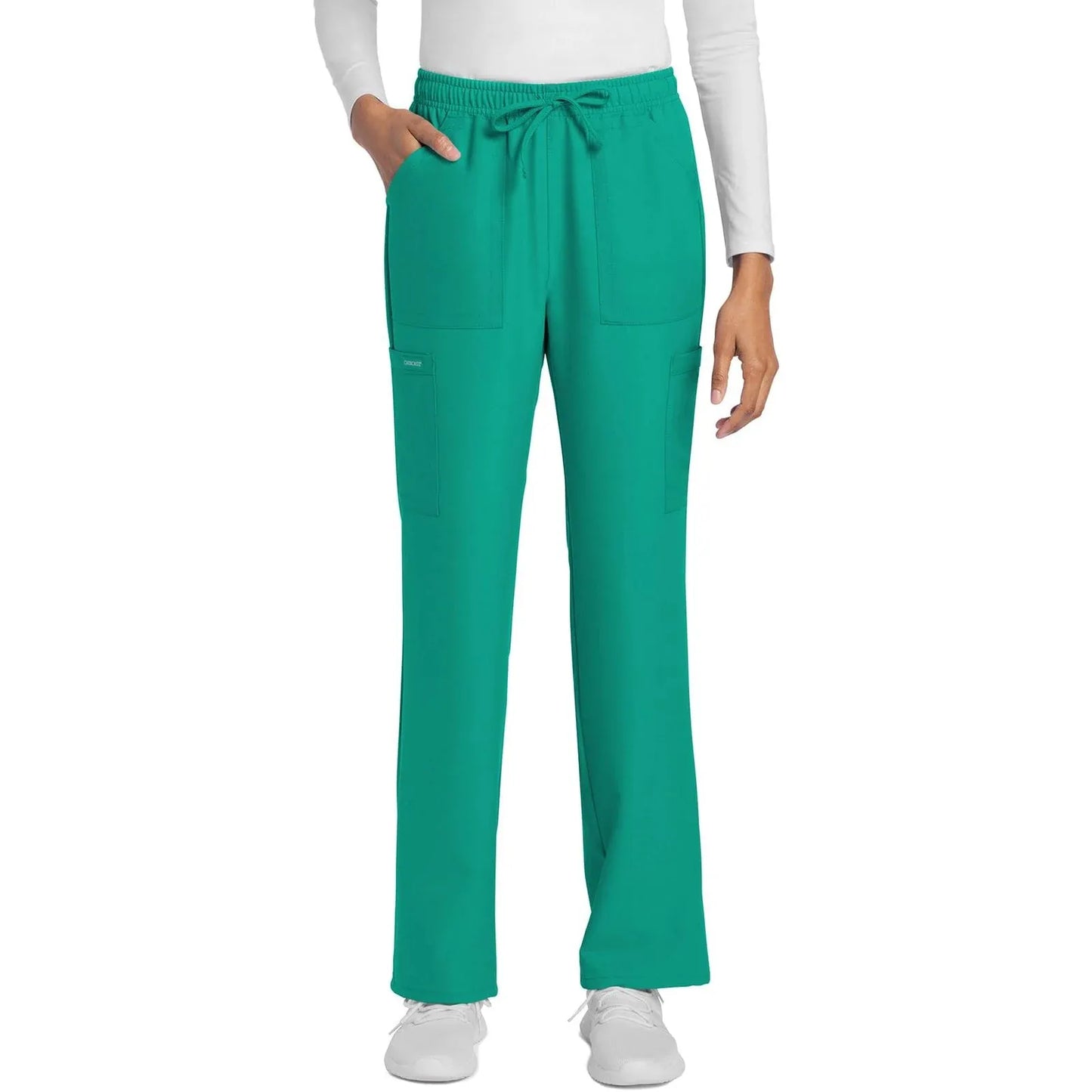 Cherokee Scrubs Pants 5XL Cherokee Originals Ultra CK272A City Straight Leg Women Scrubs Pant Teal Blue