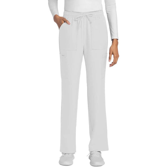 Cherokee Originals Ultra CK272A City Straight Leg Women Scrubs Pant White