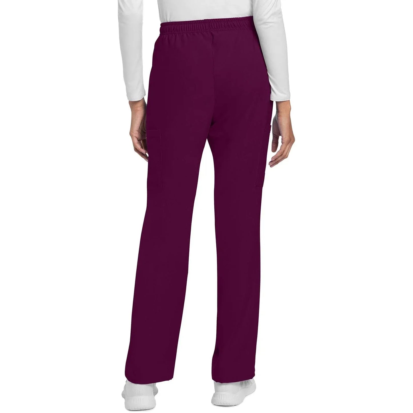 Cherokee Scrubs Pants Cherokee Originals Ultra CK272A City Straight Leg Women Scrubs Pant Wine