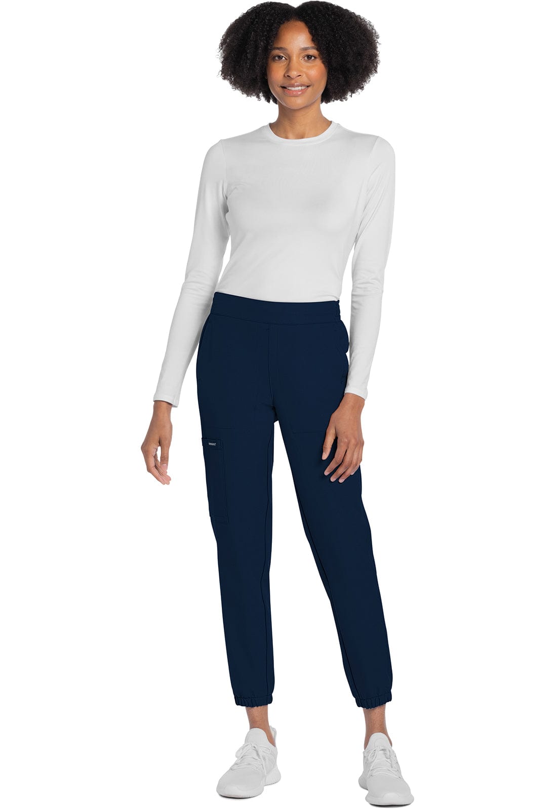 Cherokee Scrubs Pants Cherokee Originals Ultra CK273A Elevation Jogger Pant Women Pant Navy