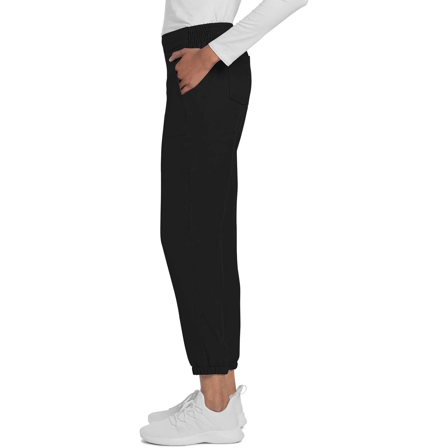Cherokee Scrubs Pants Cherokee Originals Ultra CK273A Elevation Jogger Pant for Women Black