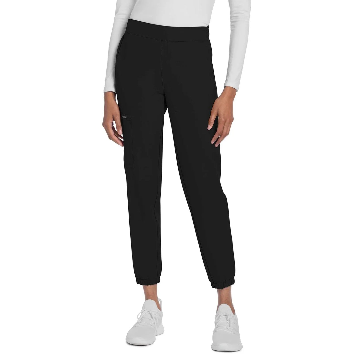 Cherokee Scrubs Pants 6XL Cherokee Originals Ultra CK273A Elevation Jogger Pant for Women Black