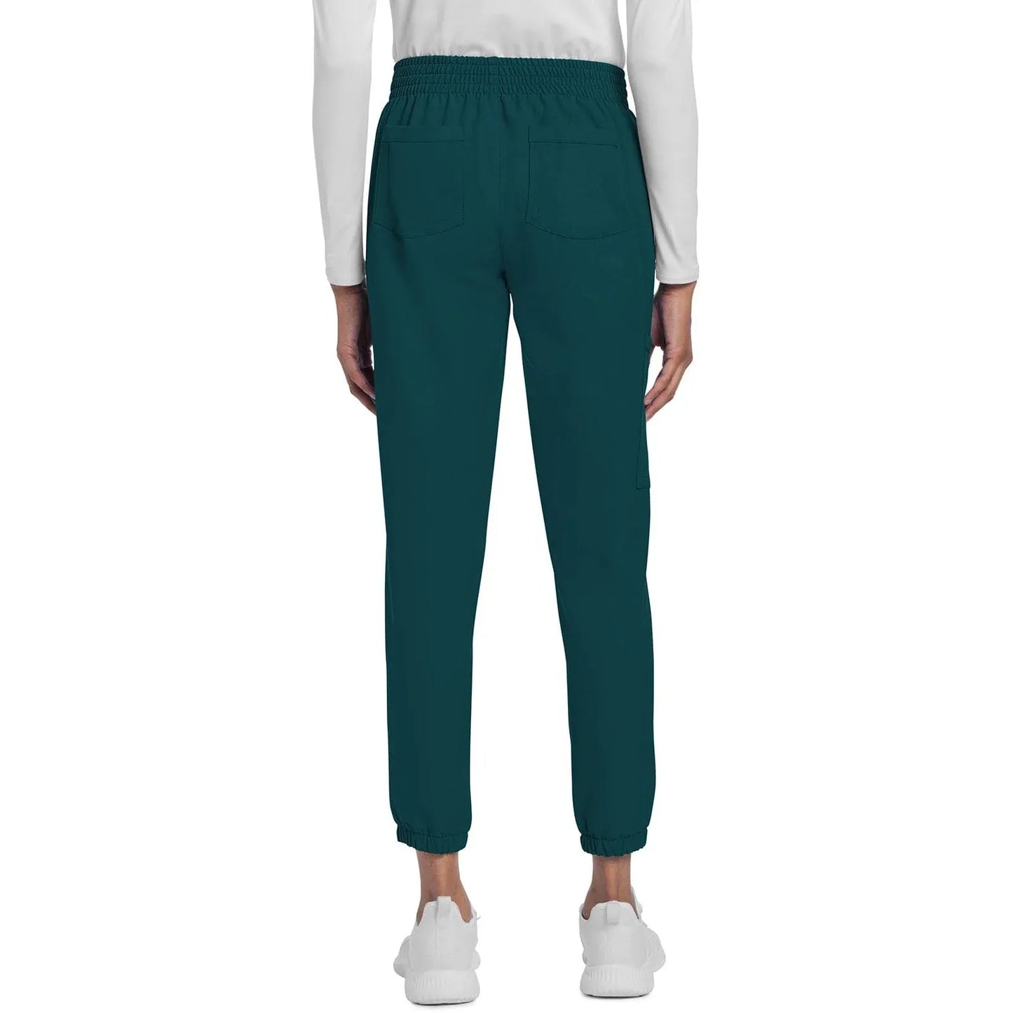 Cherokee Scrubs Pants Cherokee Originals Ultra CK273A Elevation Jogger Scrubs Pant for Women Caribbean Blue