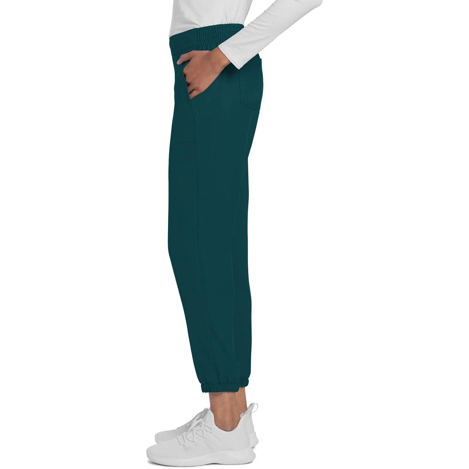 Cherokee Scrubs Pants Cherokee Originals Ultra CK273A Elevation Jogger Scrubs Pant for Women Caribbean Blue