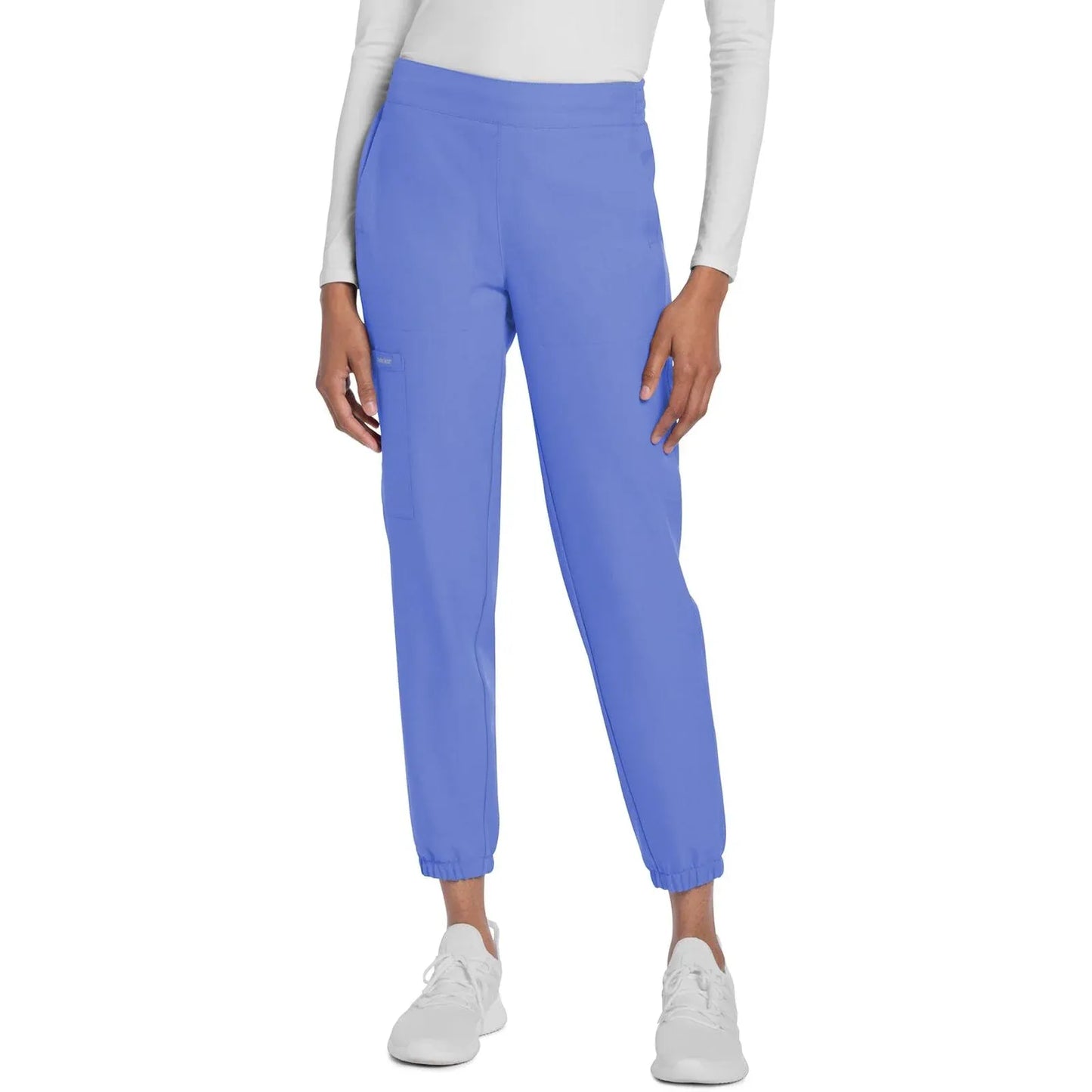 Cherokee Scrubs Pants 6XL Cherokee Originals Ultra CK273A Elevation Jogger Scrubs Pant for Women Ciel
