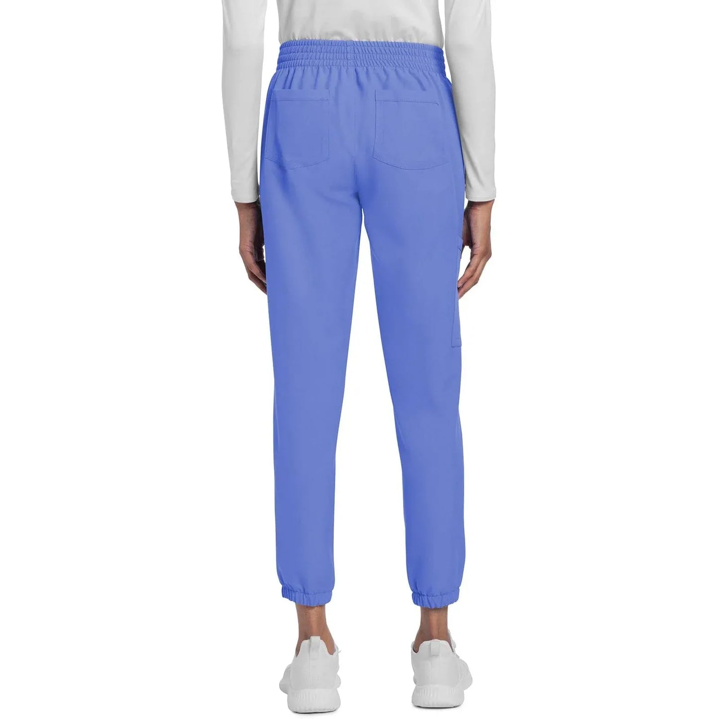 Cherokee Scrubs Pants Cherokee Originals Ultra CK273A Elevation Jogger Scrubs Pant for Women Ciel