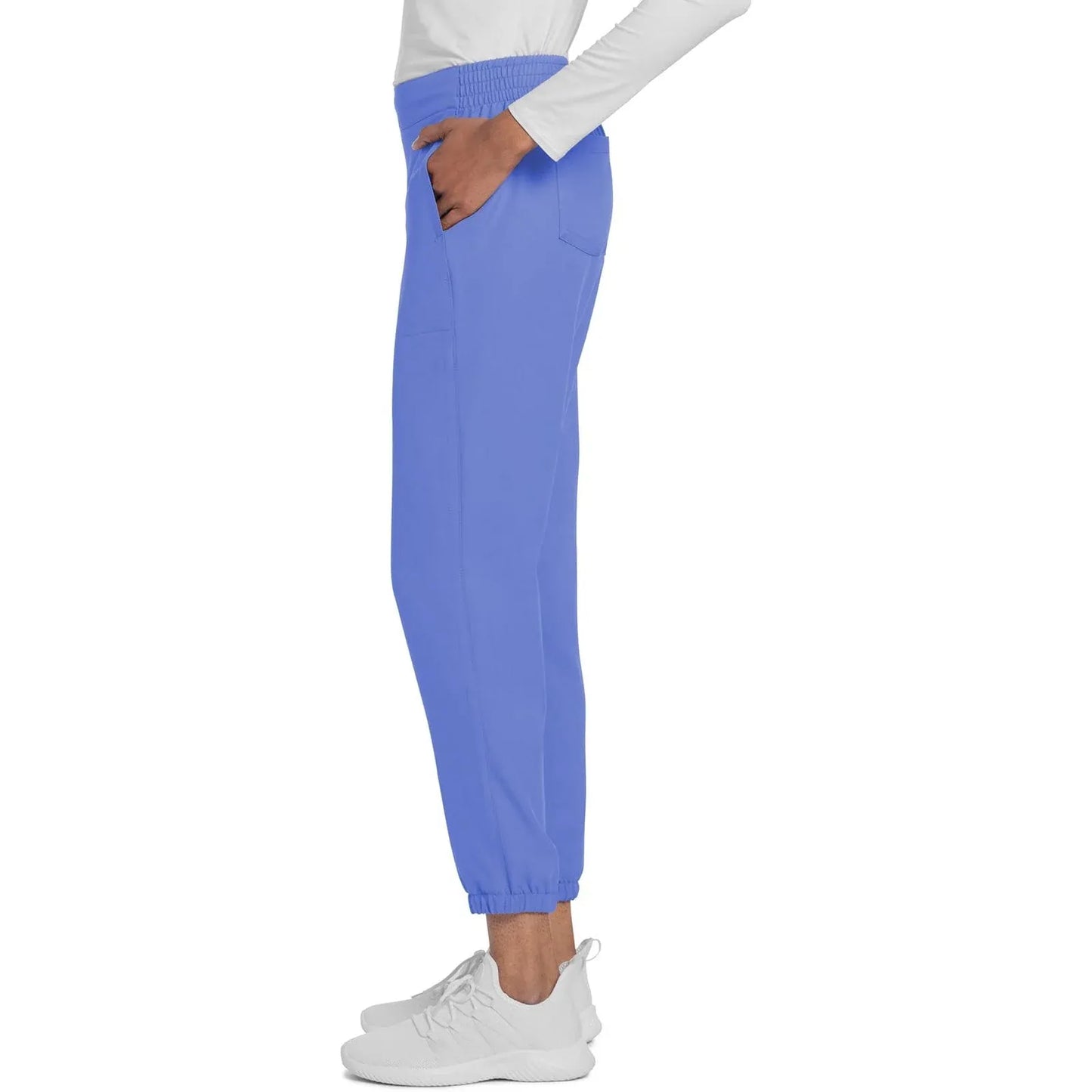 Cherokee Scrubs Pants Cherokee Originals Ultra CK273A Elevation Jogger Scrubs Pant for Women Ciel