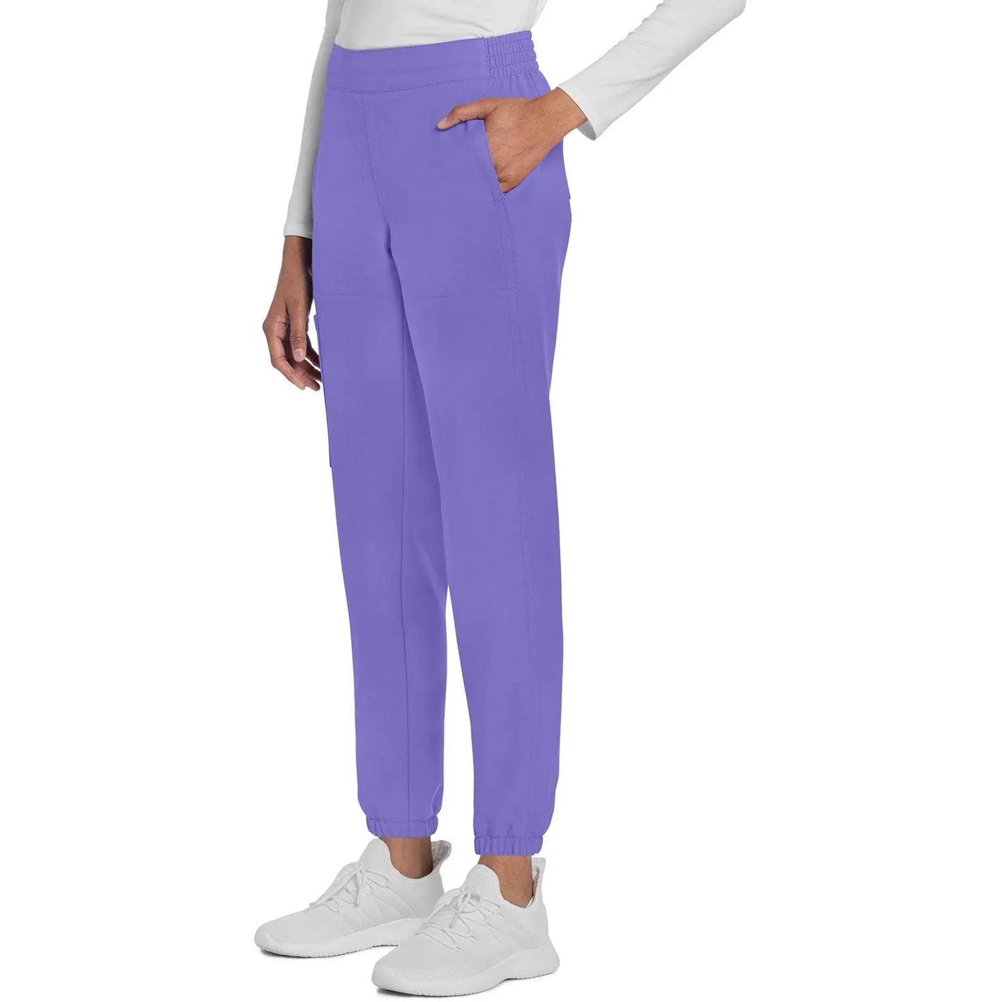 Cherokee Originals Ultra CK273A Elevation Jogger Scrubs Pant for Women Electric Lavender