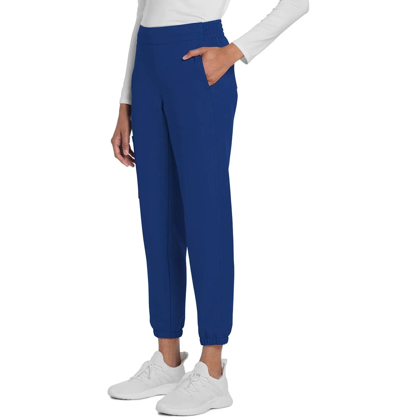 Cherokee Scrubs Pants Cherokee Originals Ultra CK273A Elevation Jogger Scrubs Pant for Women Galaxy Blue