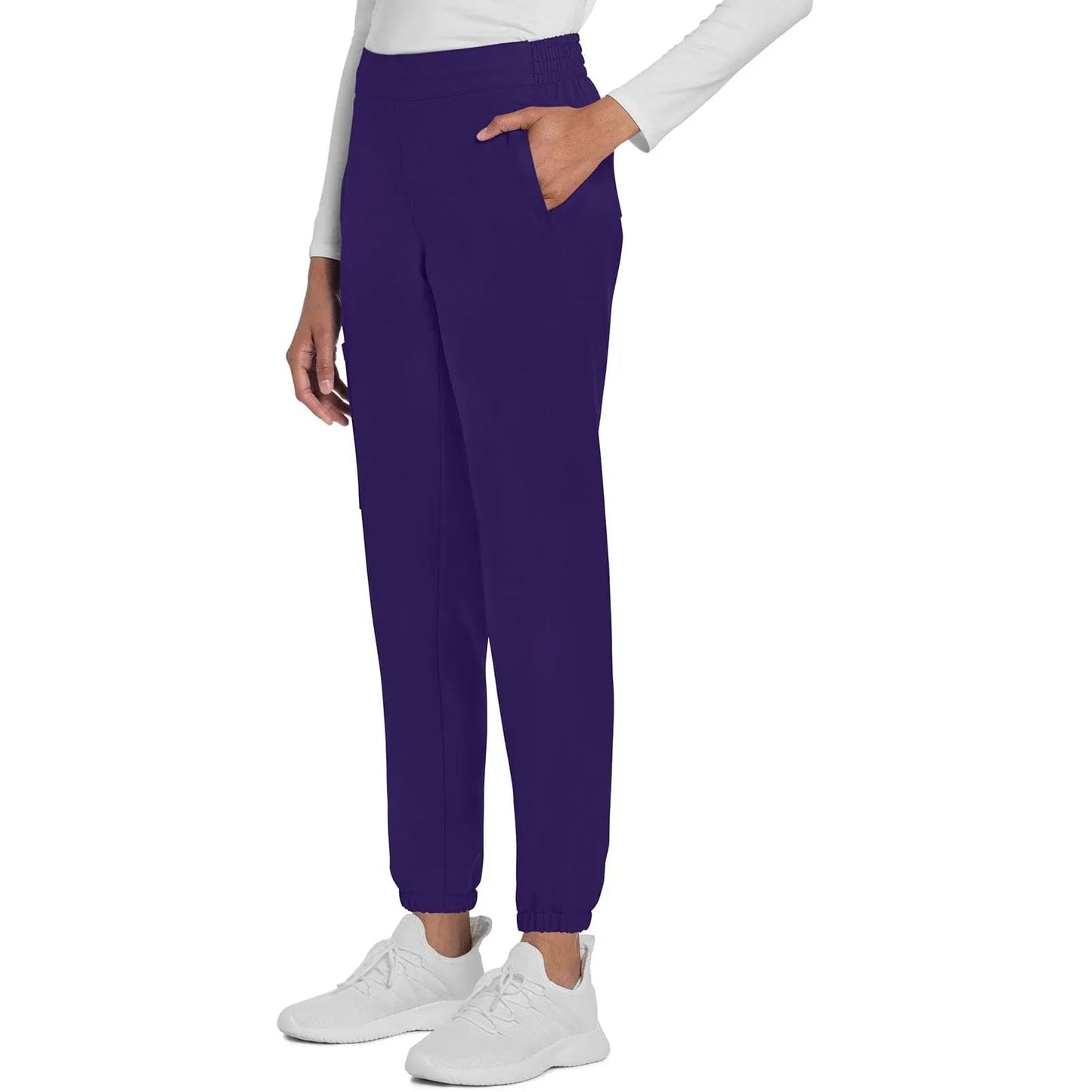 Cherokee Originals Ultra CK273A Elevation Jogger Scrubs Pant for Women Grape