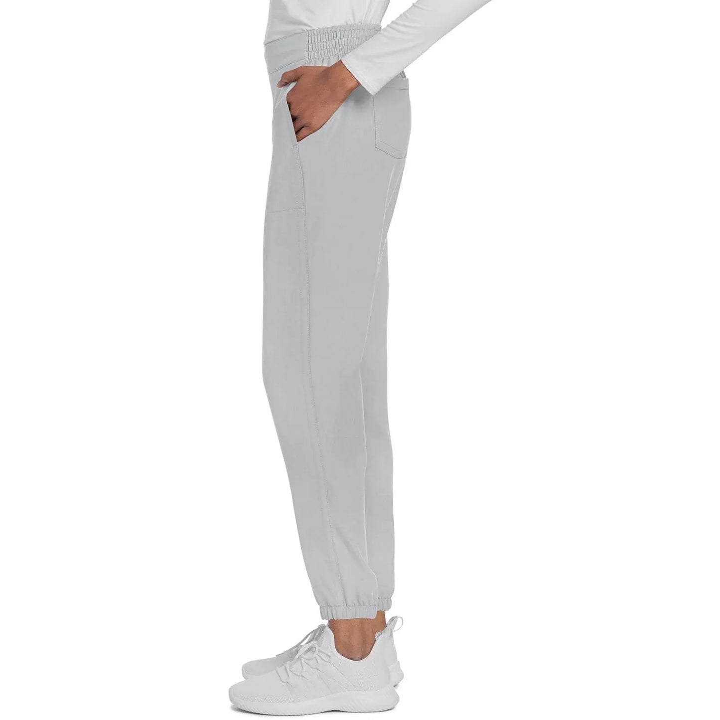 Cherokee Originals Ultra CK273A Elevation Jogger Scrubs Pant for Women Grey
