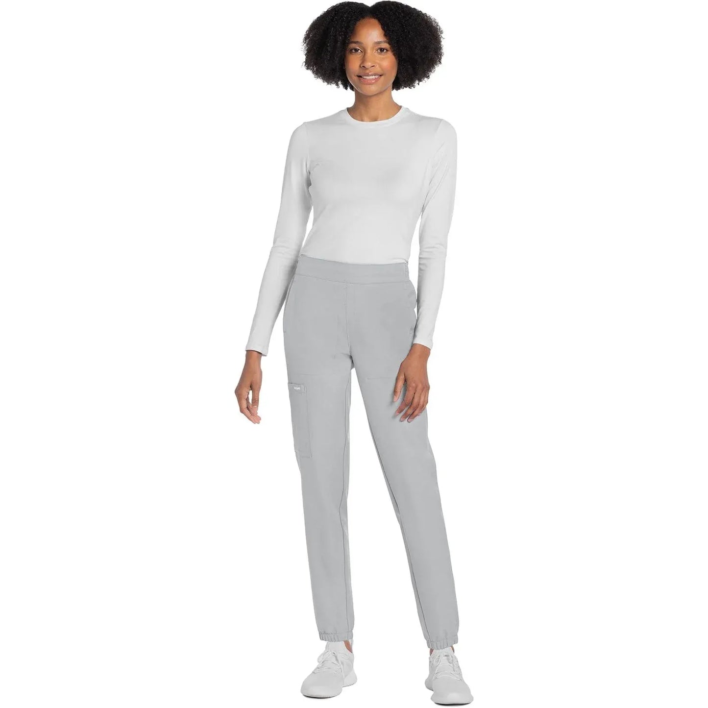 Cherokee Originals Ultra CK273A Elevation Jogger Scrubs Pant for Women Grey