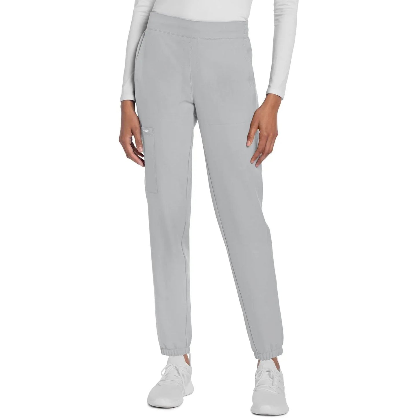 Cherokee Originals Ultra CK273A Elevation Jogger Scrubs Pant for Women Grey