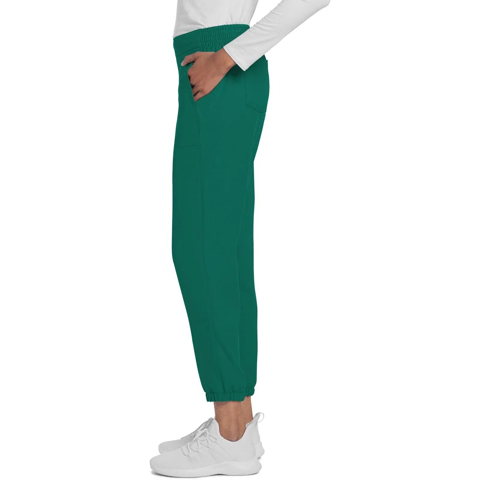 Cherokee Scrubs Pants Cherokee Originals Ultra CK273A Elevation Jogger Scrubs Pant for Women Hunter Green