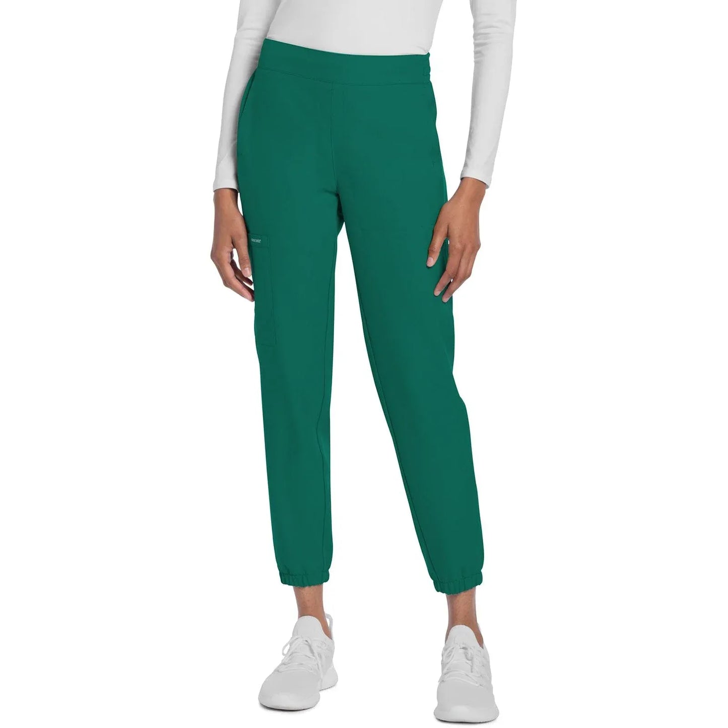 Cherokee Scrubs Pants XL Cherokee Originals Ultra CK273A Elevation Jogger Scrubs Pant for Women Hunter Green