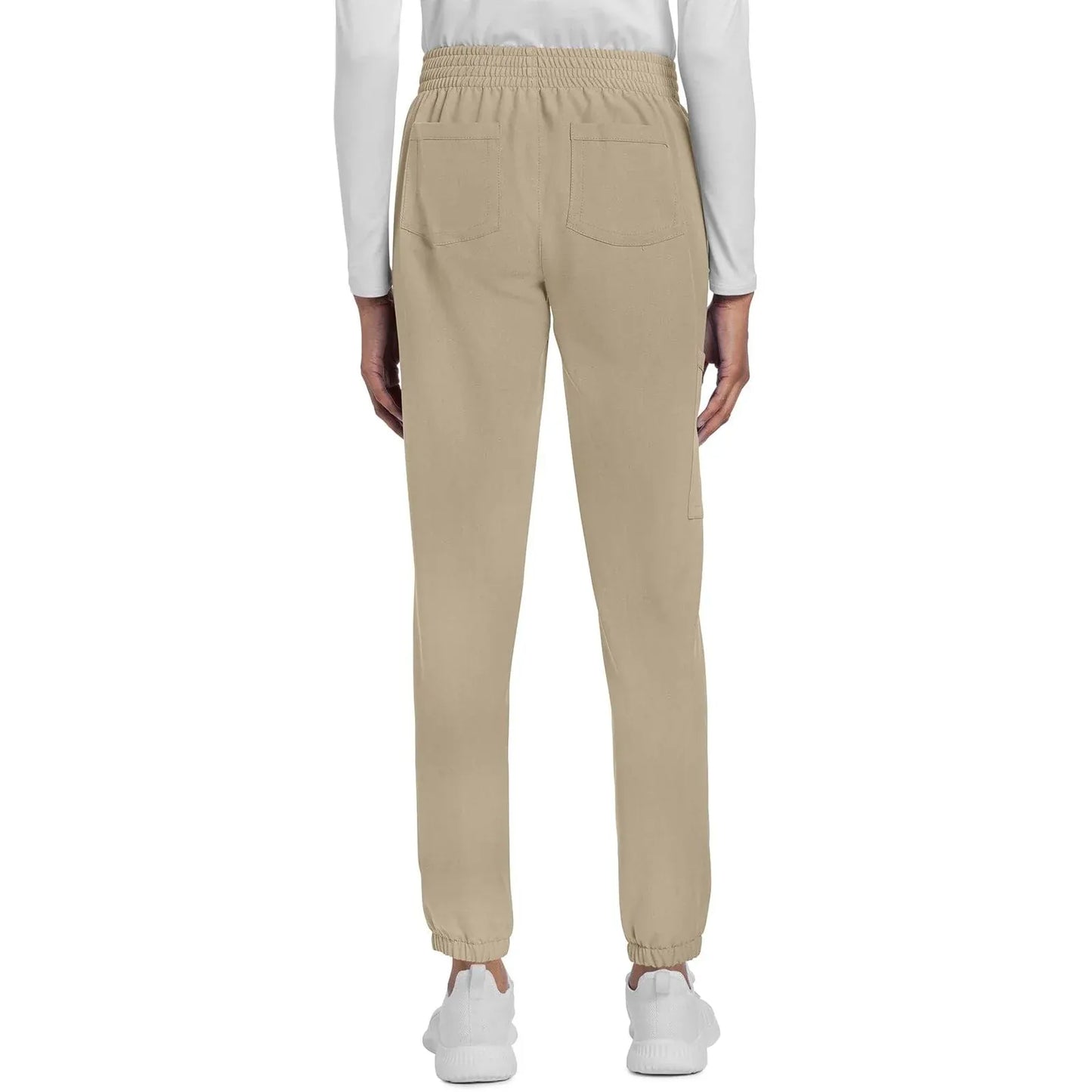 Cherokee Originals Ultra CK273A Elevation Jogger Scrubs Pant for Women Khaki