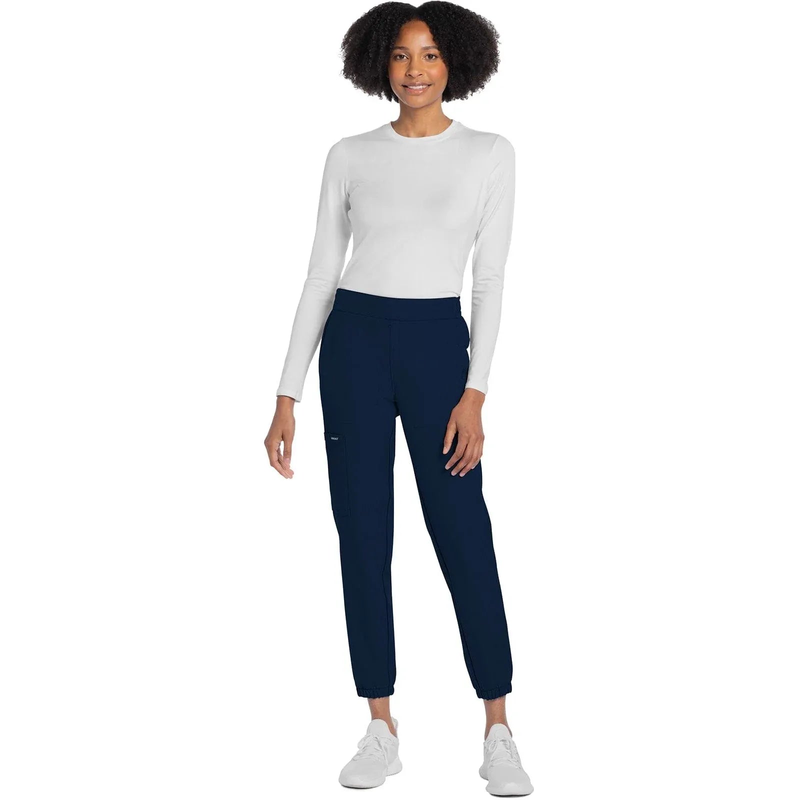 Cherokee Scrubs Pants Cherokee Originals Ultra CK273A Elevation Jogger Pant Women Pant Navy