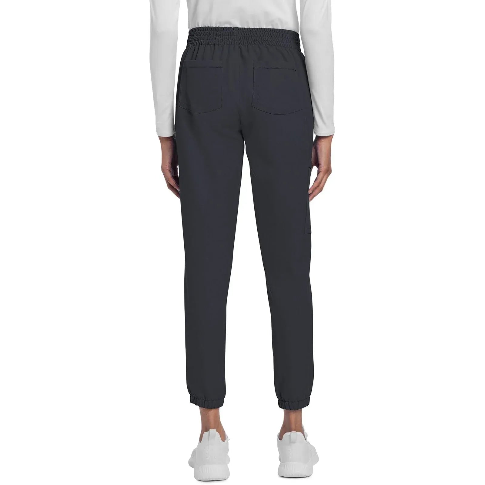 Cherokee Scrubs Pants Cherokee Originals Ultra CK273A Elevation Jogger Scrubs Pant for Women Pewter