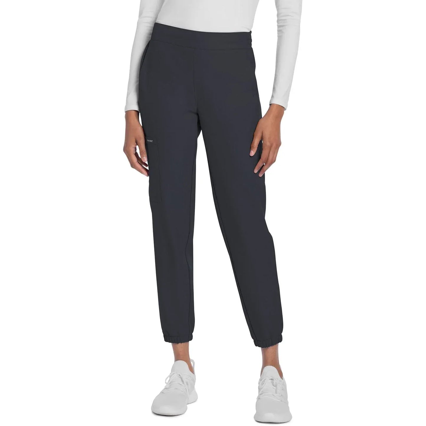 Cherokee Scrubs Pants 6XL Cherokee Originals Ultra CK273A Elevation Jogger Scrubs Pant for Women Pewter