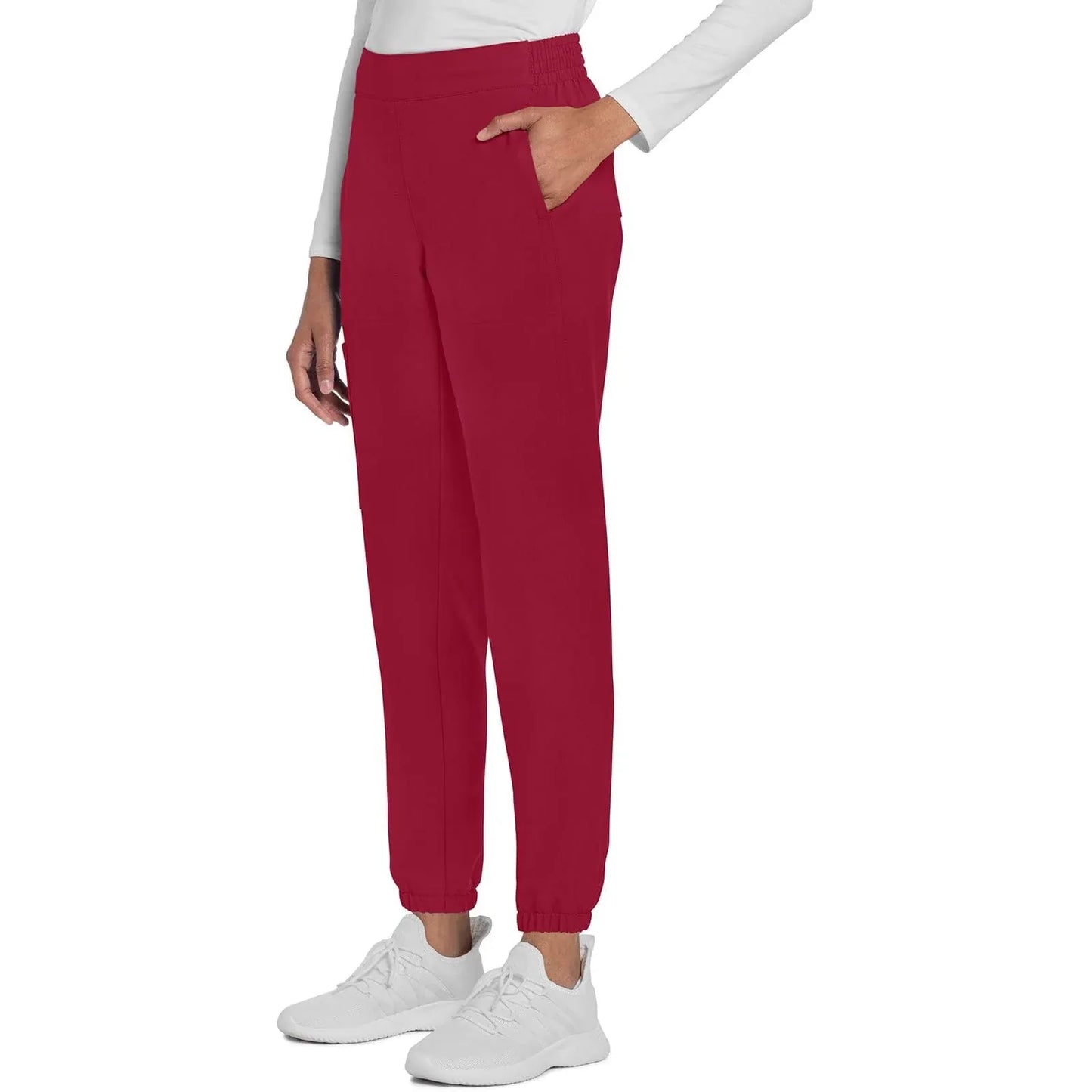 Cherokee Originals Ultra CK273A Elevation Jogger Scrubs Pant for Women Red