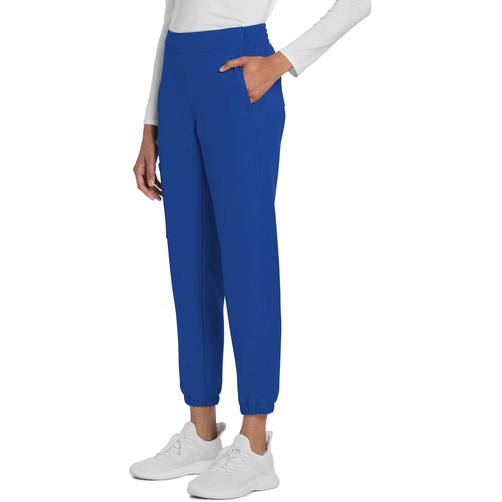 Cherokee Scrubs Pants Cherokee Originals Ultra CK273A Elevation Jogger Scrubs Pant for Women Royal Blue