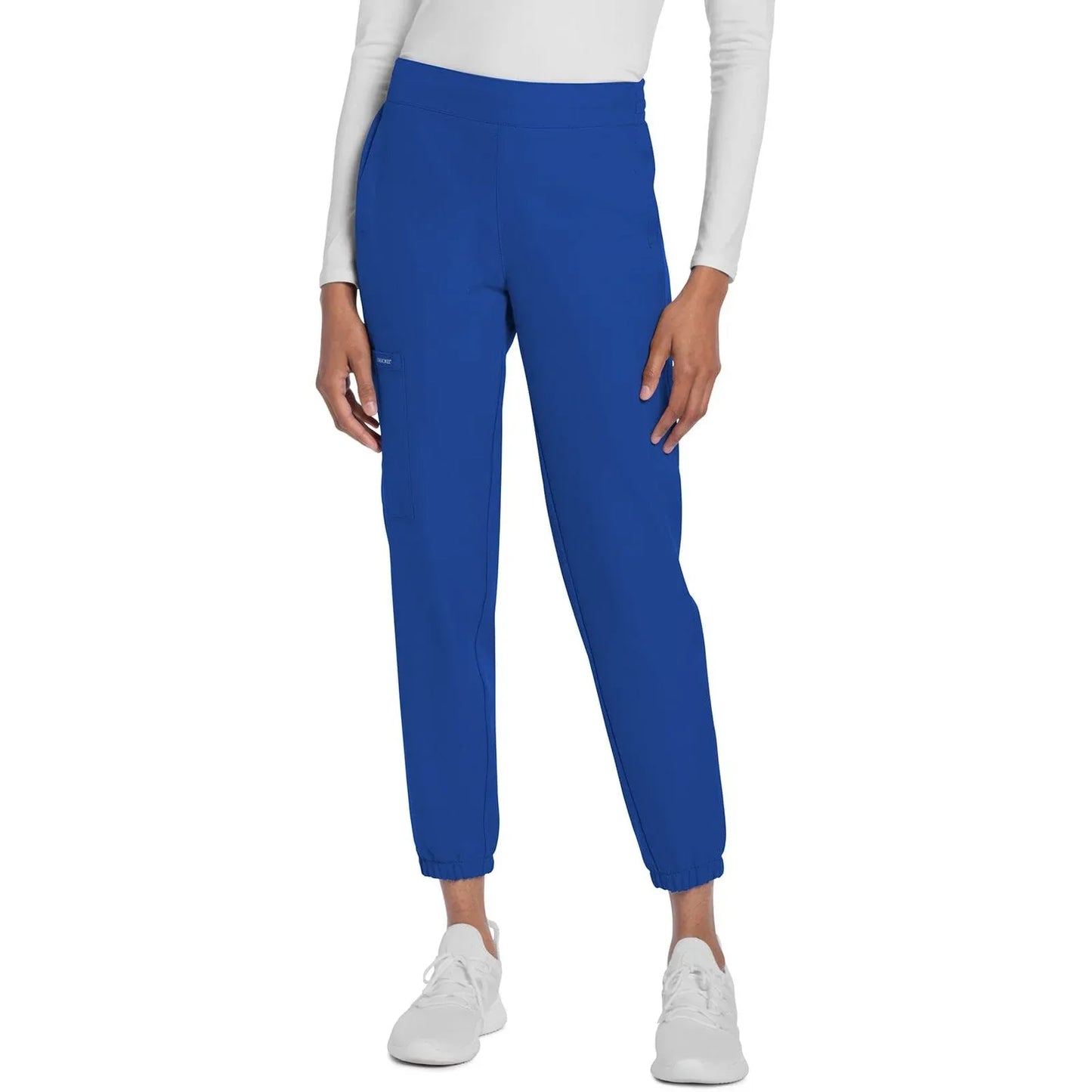 Cherokee Scrubs Pants L Cherokee Originals Ultra CK273A Elevation Jogger Scrubs Pant for Women Royal Blue