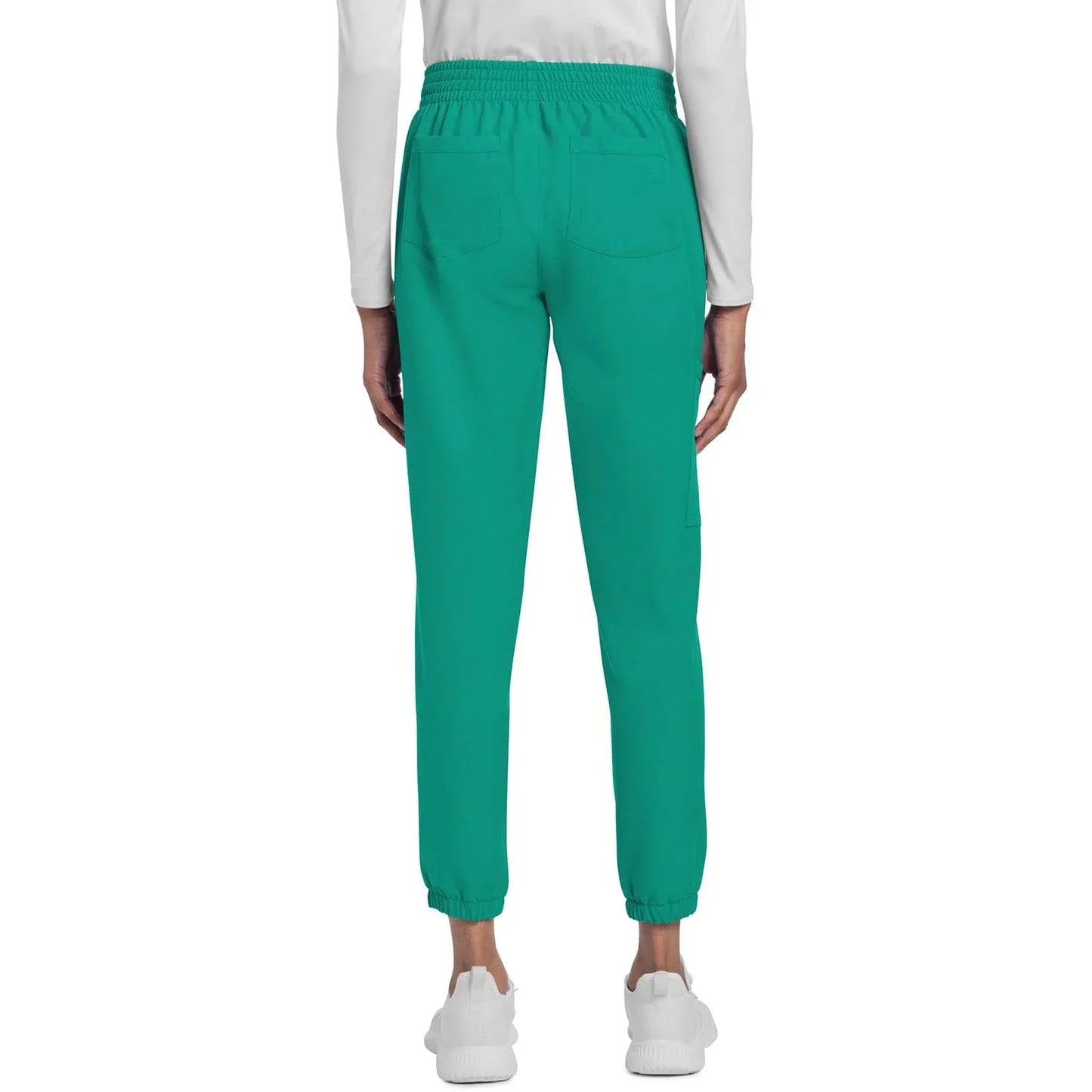 Cherokee Scrubs Pants Cherokee Originals Ultra CK273A Elevation Jogger Scrubs Pant for Women Teal Blue
